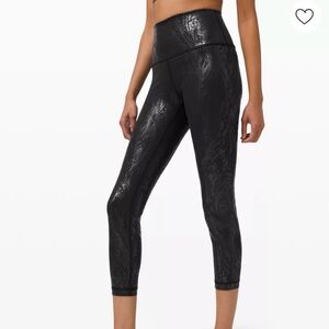 Lululemon Wunder Under High Rise Crop 23” Shine
